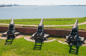 Clear Day at Fort McHenry National Monument and Historic Shrine