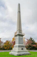Obelisk Monument at Antietam National Battlefield in northwestern Maryland