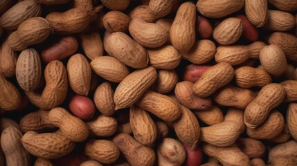 Obraz premium peanuts banner background texture wallpaper