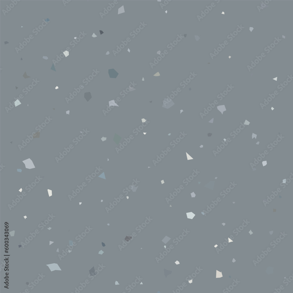 Aufkleber Terrazzo flooring textured surface modern abstract pattern. Vector seamless abstract repeat with chips of marble or granite in soft pastel colors.