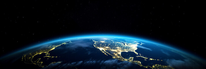 Fototapeta premium AI art illustration of the earth 地球のイラスト