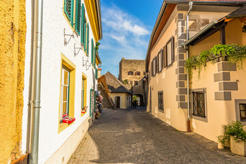 Durnstein town in Wachau valley. Austria