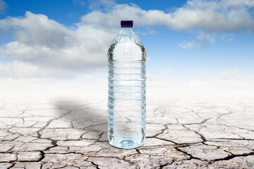 Water scarcity, composite conceptual image