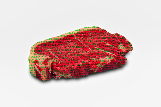 Artificial meat, conceptual composite image