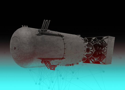 Atomic bomb, illustration