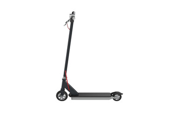 Electric Scooter Mockup Isolated On White Background. 3d illustration
