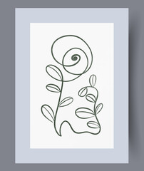 Still life plant aesthetic petals wall art print. Printable minimal abstract plant poster. Contemporary decorative background with petals. Wall artwork for interior design.