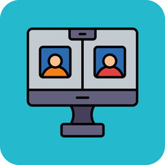 Online Meeting Icon