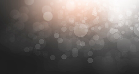 Abstract bokeh background gray and white