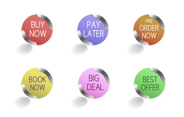 shop now pay later button illustration. order now button. beautiful swatches. professional color palate buttons. online order clickable. buy now button. e commerce. e buying button ideas. cool colors