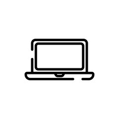 laptop sign symbol vector