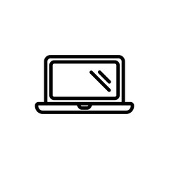 laptop sign symbol vector