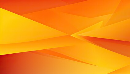 Yellow orange red geometric shapes abstract background Modern futuristic web banner