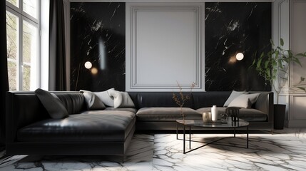 modern living room, generative AI 