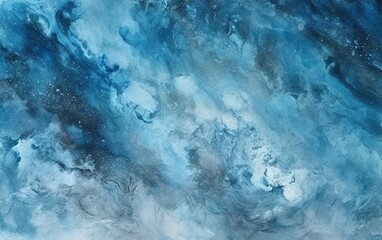 ice winter background cracks grunge texture blue wallpaper. Generative ai