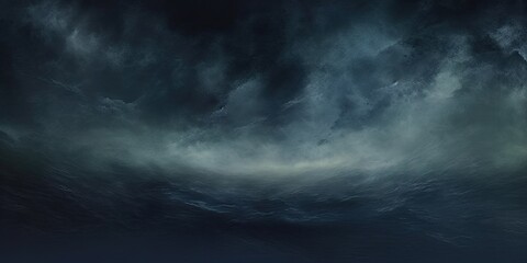 Naklejka na ściany i meble gray grunge smoke texture, dark sky, black night cloud, horror theme background. Generative ai