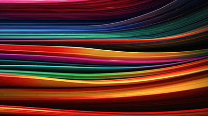 Abstract colourful background in mysterious geometric shapes. AI generated