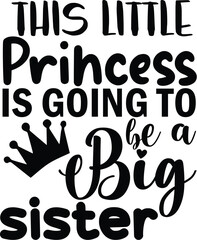 this little princess is going to be a big sister