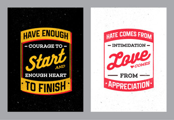 Remark Quote Template. Template for T-shirt, Poster Print.