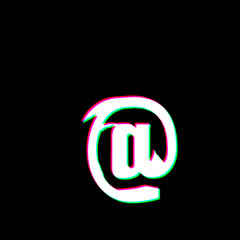 White Black @ At Email www Internet Grudge Scratched Dirty Style Punk Print Symbol illustration