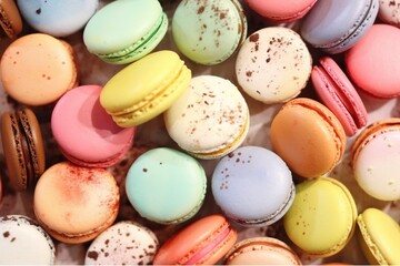Obraz premium french macaroon cakes- Ai