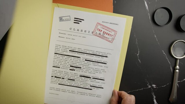 Share top secret information on the web