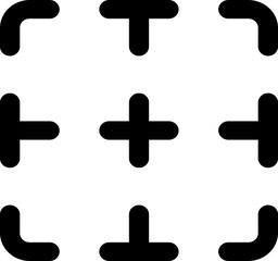 Obraz premium Layout border none simple icon illustration in line style and use for user interface, web, software and many others with PNG and pixel perfect shape