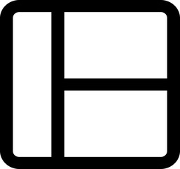 Layout simple icon illustration in line style and use for user interface, web, software and many others with PNG and pixel perfect shape