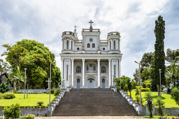 Church of Santo Ambrosio, Igreja Matriz Santo Ambrosio in the city of Ascurra in Santa Catarina,...