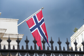 Fototapeta na wymiar flag of Norway