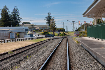 Rail Crossing in Penguin Tasmania 