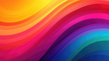Abstract rainbow backdrop. Generative AI