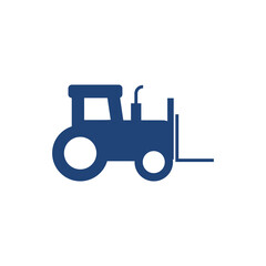 Forklift truck icon isolated on transparent background