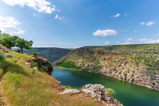 Diyarbakir province, Egil Barrage Dam in Turkey