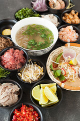 vietnamese pho soup and snack supplements, asian soup