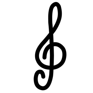 Doodle Hand Drawn Musical Notes