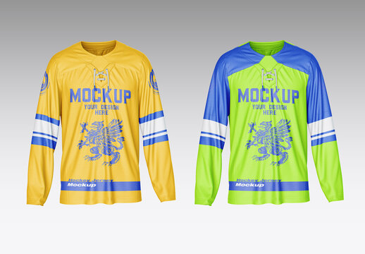 Hockey Jersey Mockup - Free Vectors & PSDs to Download