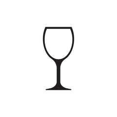  Vine cocktail icon, drink glass