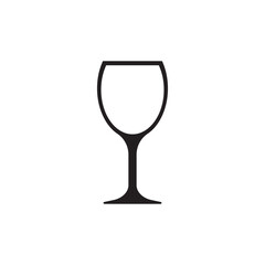  Vine cocktail icon, drink glass
