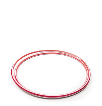 Gymnastic sports equipment hula hoop on a white background, isolate. AI generated.