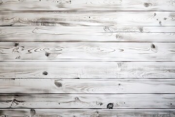Naklejka premium White Wood Background Texture with Vintage Plank Board Pattern. Generative AI illustrations