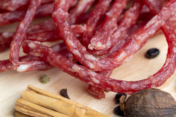Homemade beef jerky for long-term storage