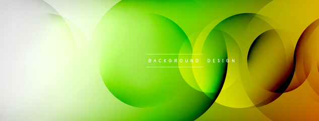 Abstract background - geometric composition created with lights and shadows. Technology or business digital template