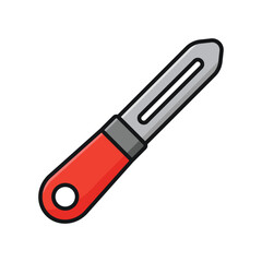 peeler icon vector design template in white background