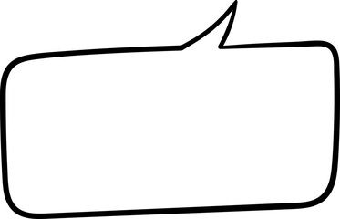 Speech Bubble Outline