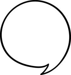 Speech Bubble Outline