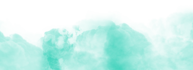 Colorful smoke steam isolated transparent background. Fog and mist effect for text or space