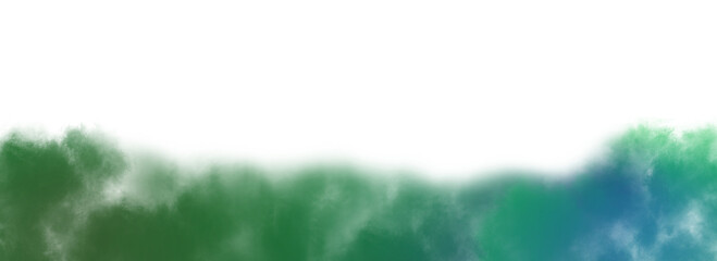 Colorful smoke steam isolated transparent background. Fog and mist effect for text or space