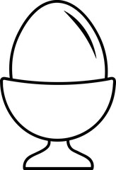 Egg Outline Vector