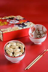 cookies in chinese new year concept